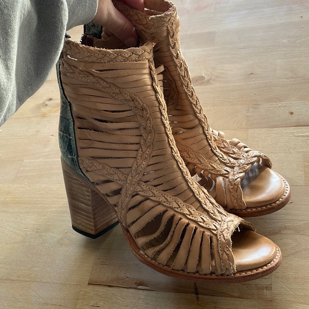 Freebird boho sandal block heels